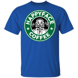 T-Shirts Royal / S Happy Face Coffee T-Shirt