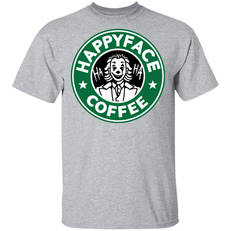 T-Shirts Sport Grey / S Happy Face Coffee T-Shirt