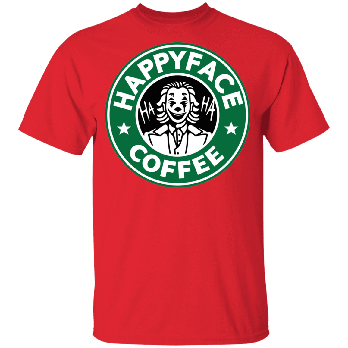 T-Shirts Red / YXS Happy Face Coffee Youth T-Shirt