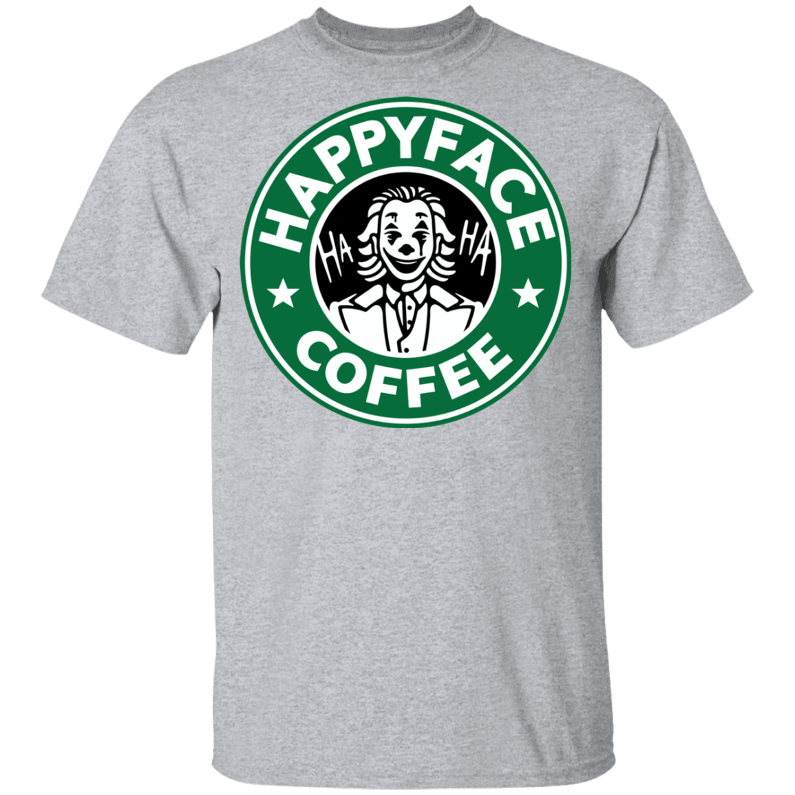 T-Shirts Sport Grey / YXS Happy Face Coffee Youth T-Shirt