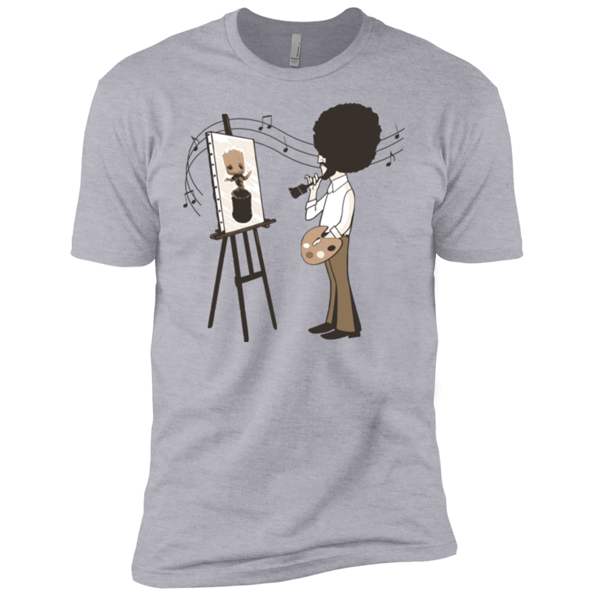 T-Shirts Heather Grey / YXS Happy Little Tree Boys Premium T-Shirt