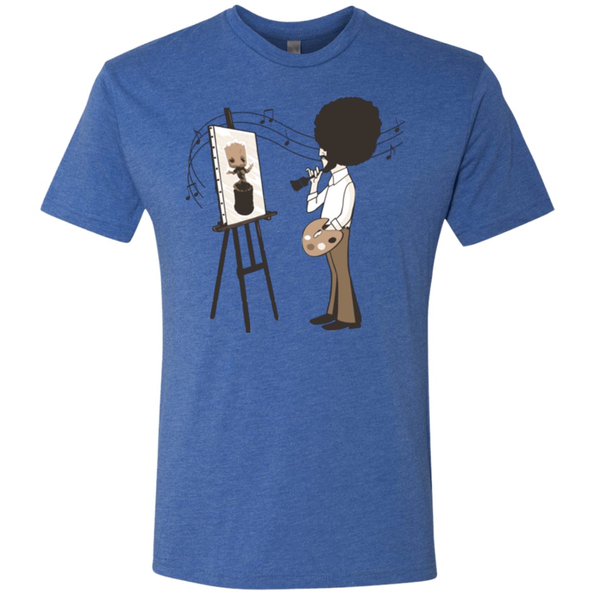T-Shirts Vintage Royal / Small Happy Little Tree Men's Triblend T-Shirt