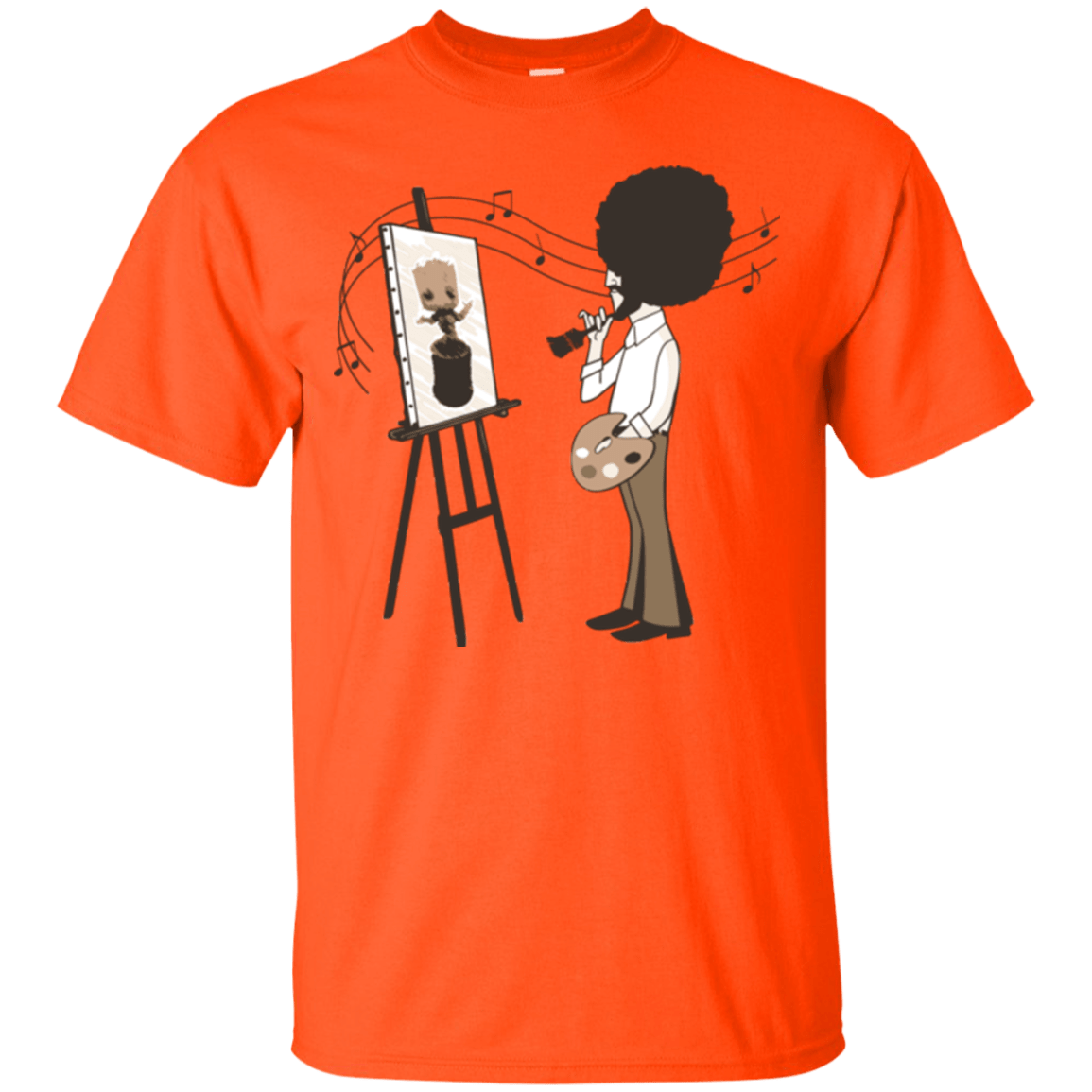 T-Shirts Orange / Small Happy Little Tree T-Shirt