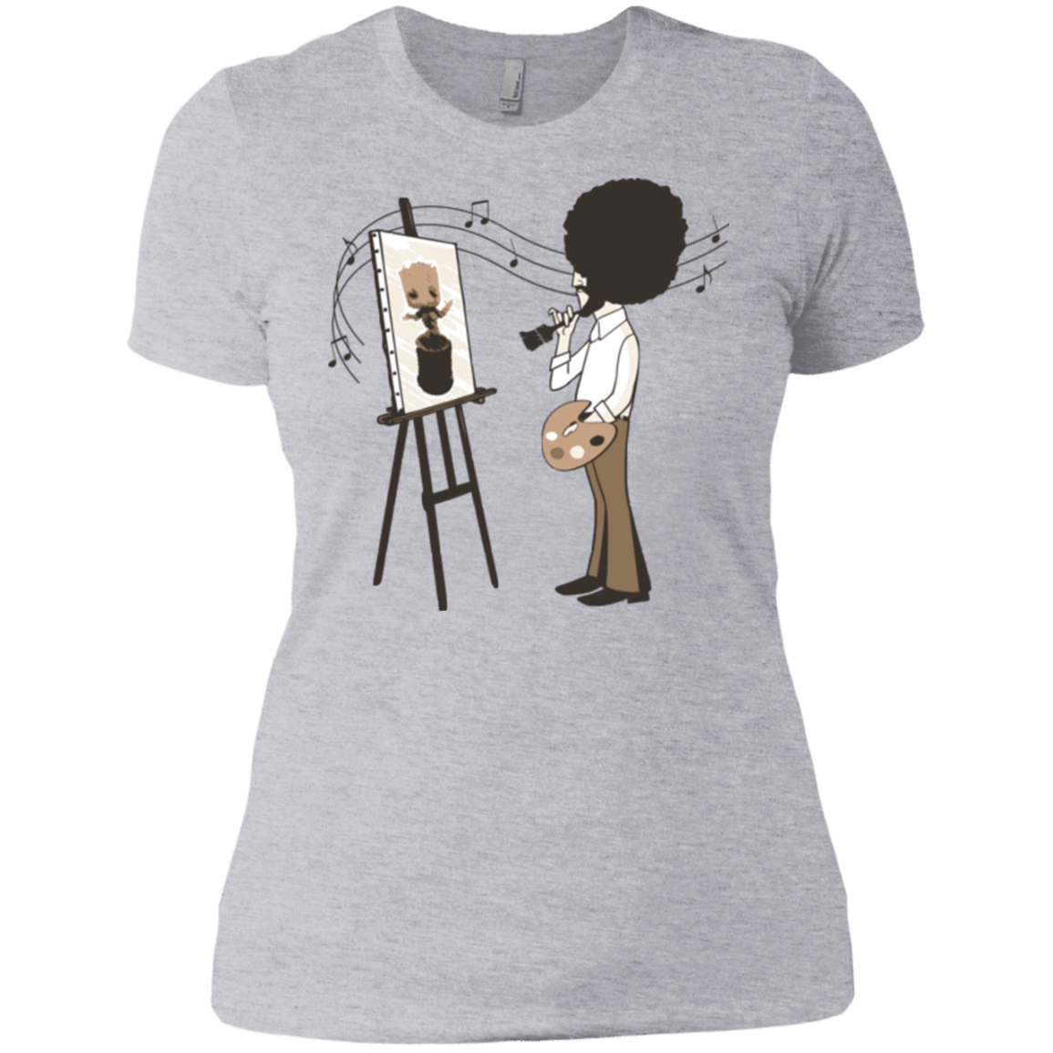 T-Shirts Heather Grey / X-Small Happy Little Tree Women's Premium T-Shirt