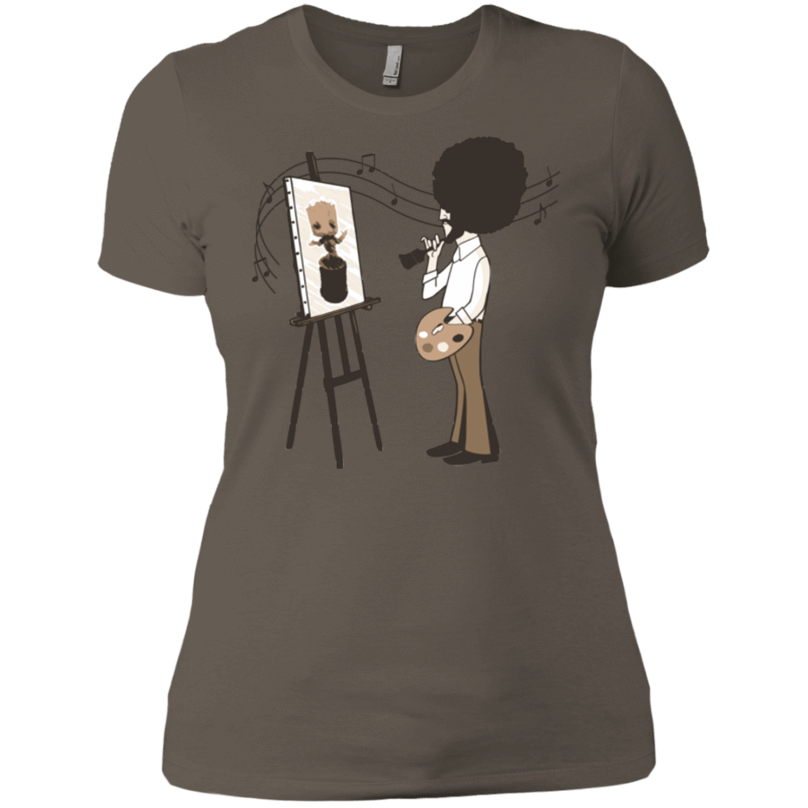 T-Shirts Warm Grey / X-Small Happy Little Tree Women's Premium T-Shirt
