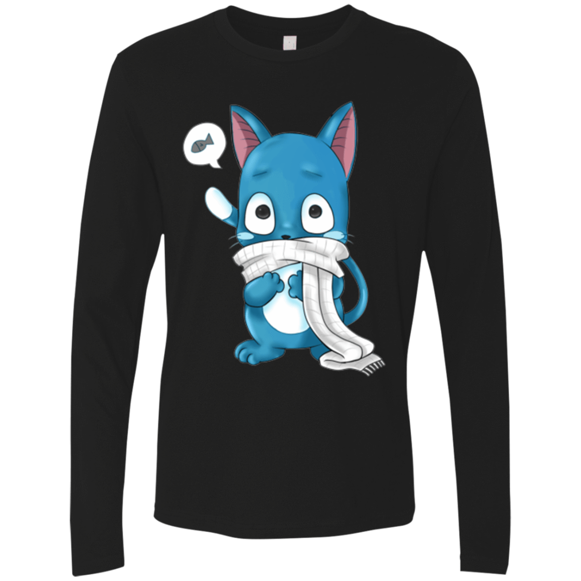 T-Shirts Black / Small Happy Men's Premium Long Sleeve