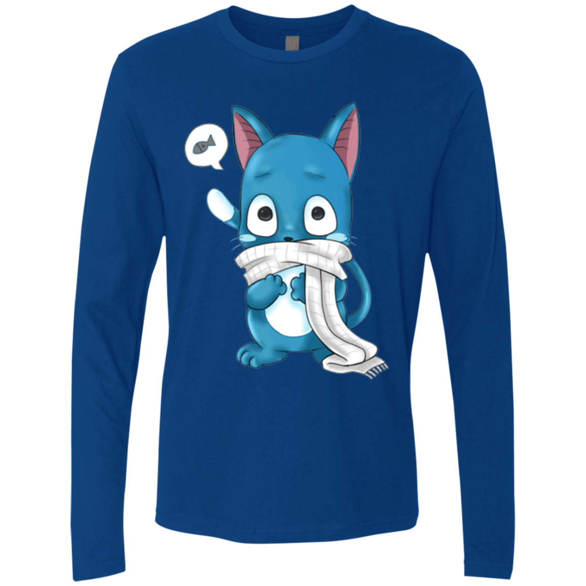 T-Shirts Royal / Small Happy Men's Premium Long Sleeve