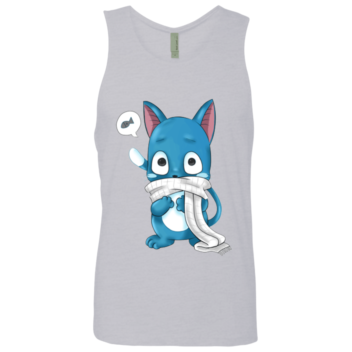 T-Shirts Heather Grey / Small Happy Men's Premium Tank Top