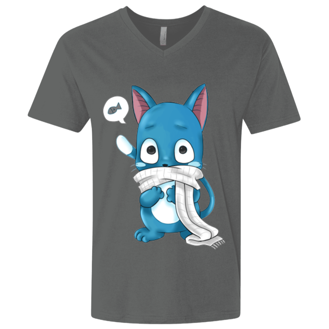 T-Shirts Heavy Metal / X-Small Happy Men's Premium V-Neck