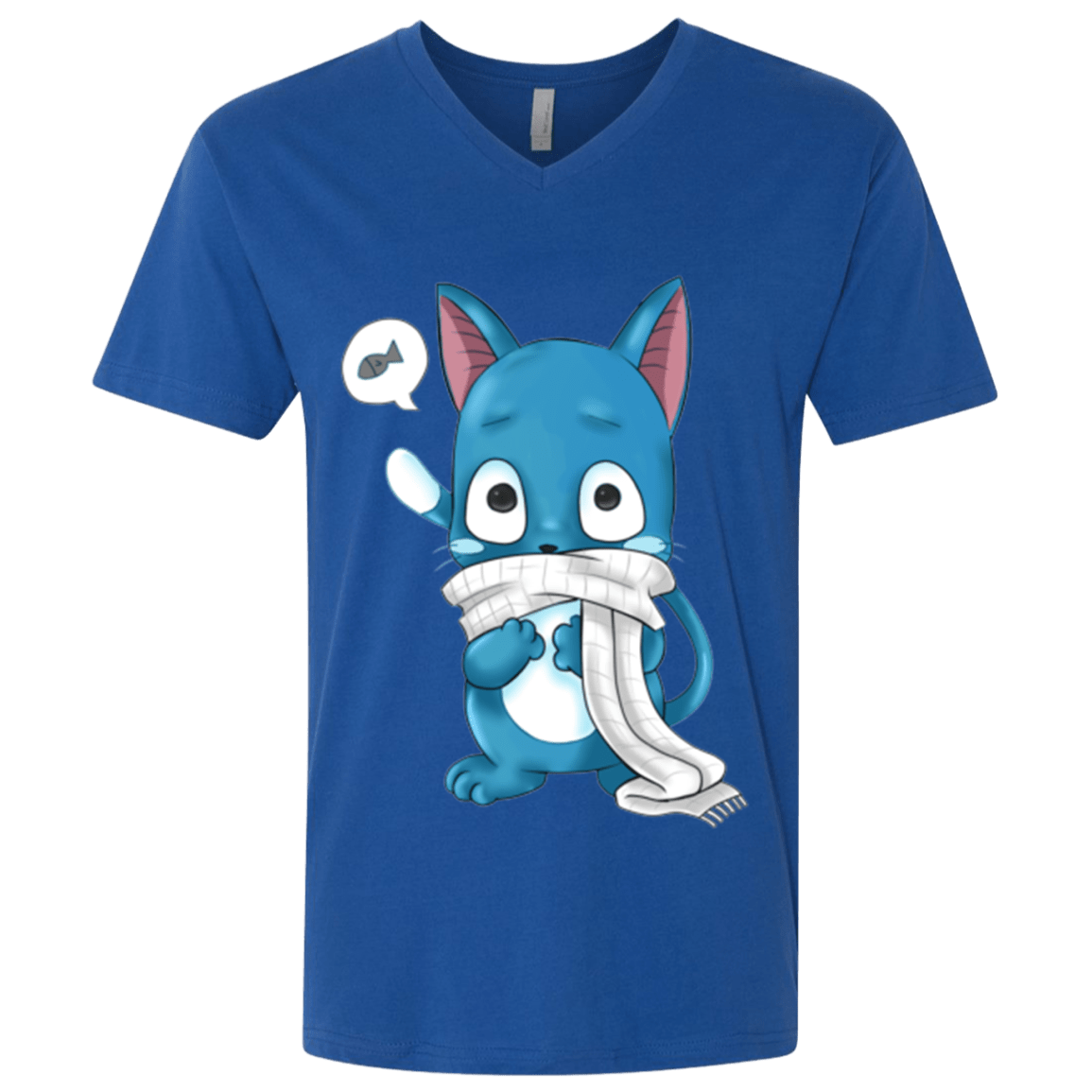 T-Shirts Royal / X-Small Happy Men's Premium V-Neck