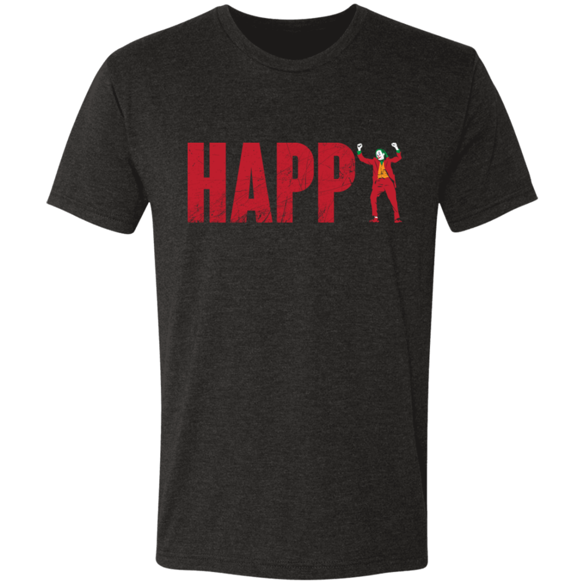 T-Shirts Vintage Black / S HAPPY Men's Triblend T-Shirt