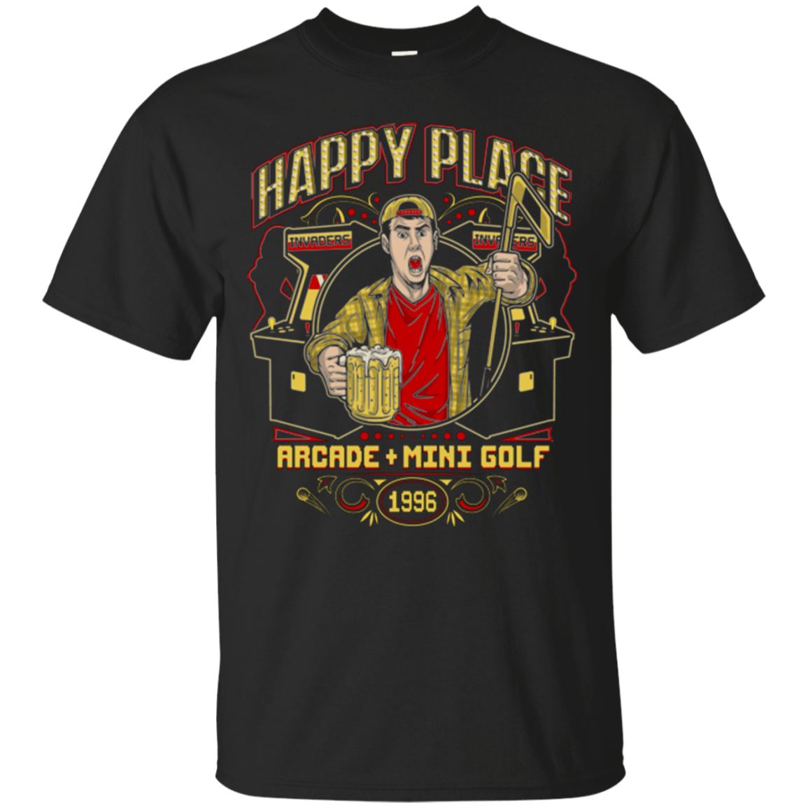 T-Shirts Black / Small HAPPY PLACE T-Shirt