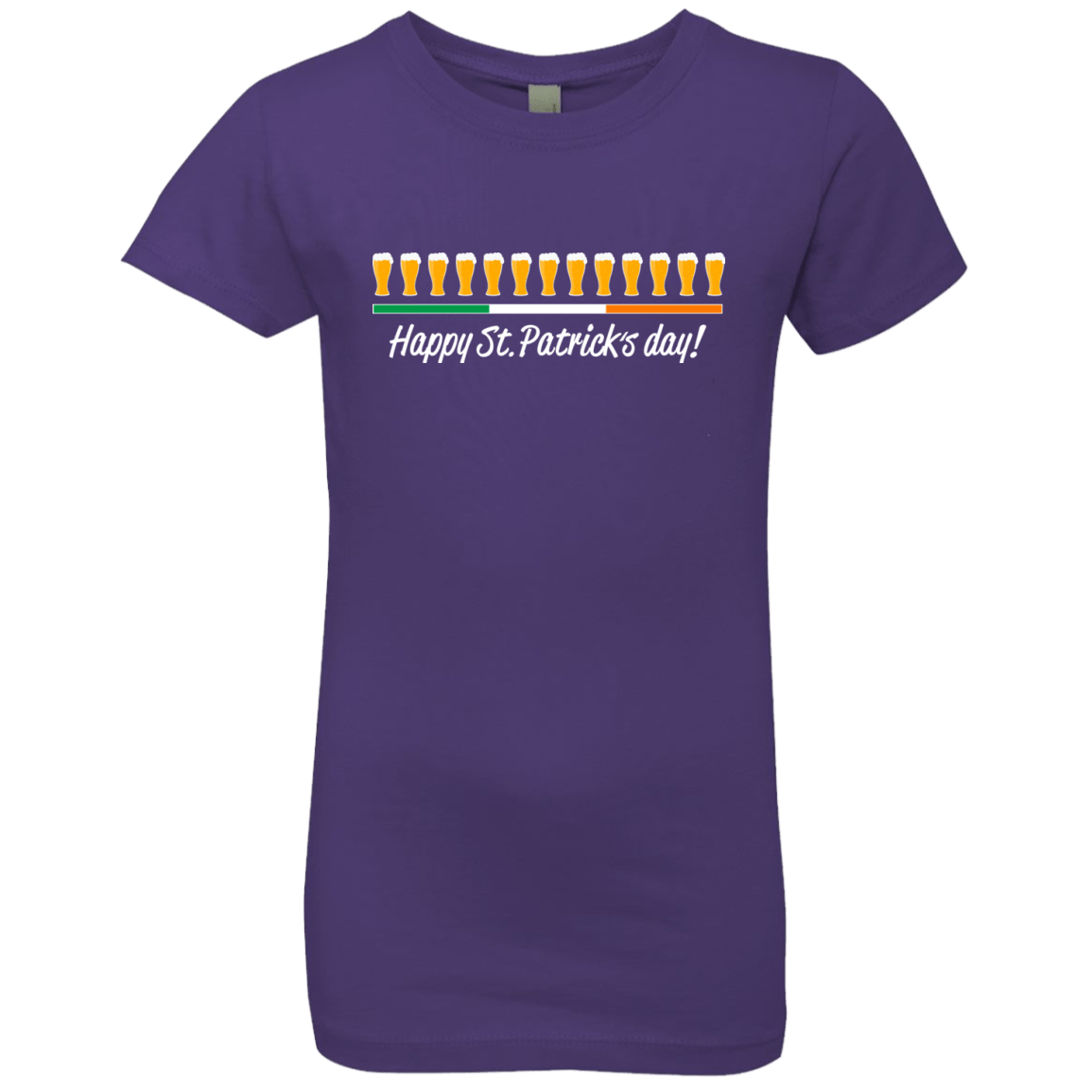 T-Shirts Purple Rush / YXS Happy St.Patricks Day Girls Premium T-Shirt