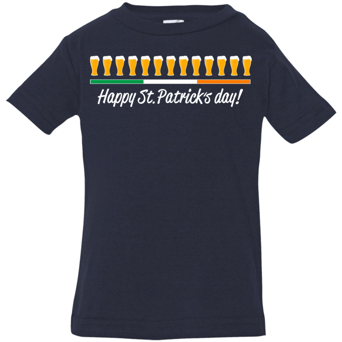 T-Shirts Navy / 6 Months Happy St.Patricks Day Infant Premium T-Shirt