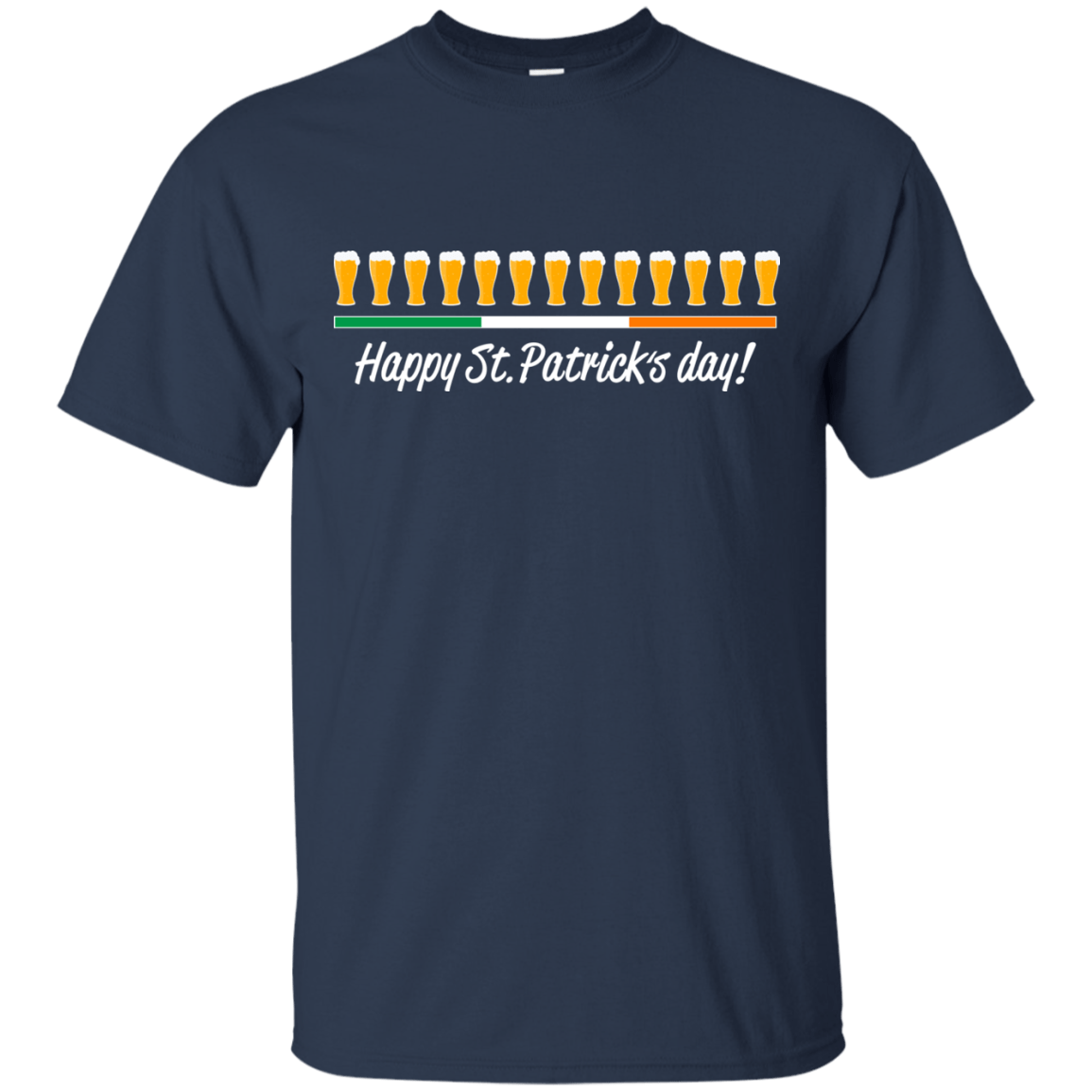 T-Shirts Navy / Small Happy St.Patricks Day T-Shirt