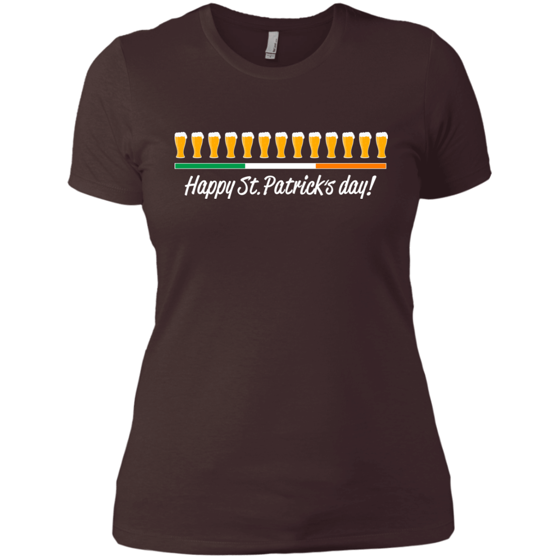 T-Shirts Dark Chocolate / X-Small Happy St.Patricks Day Women's Premium T-Shirt