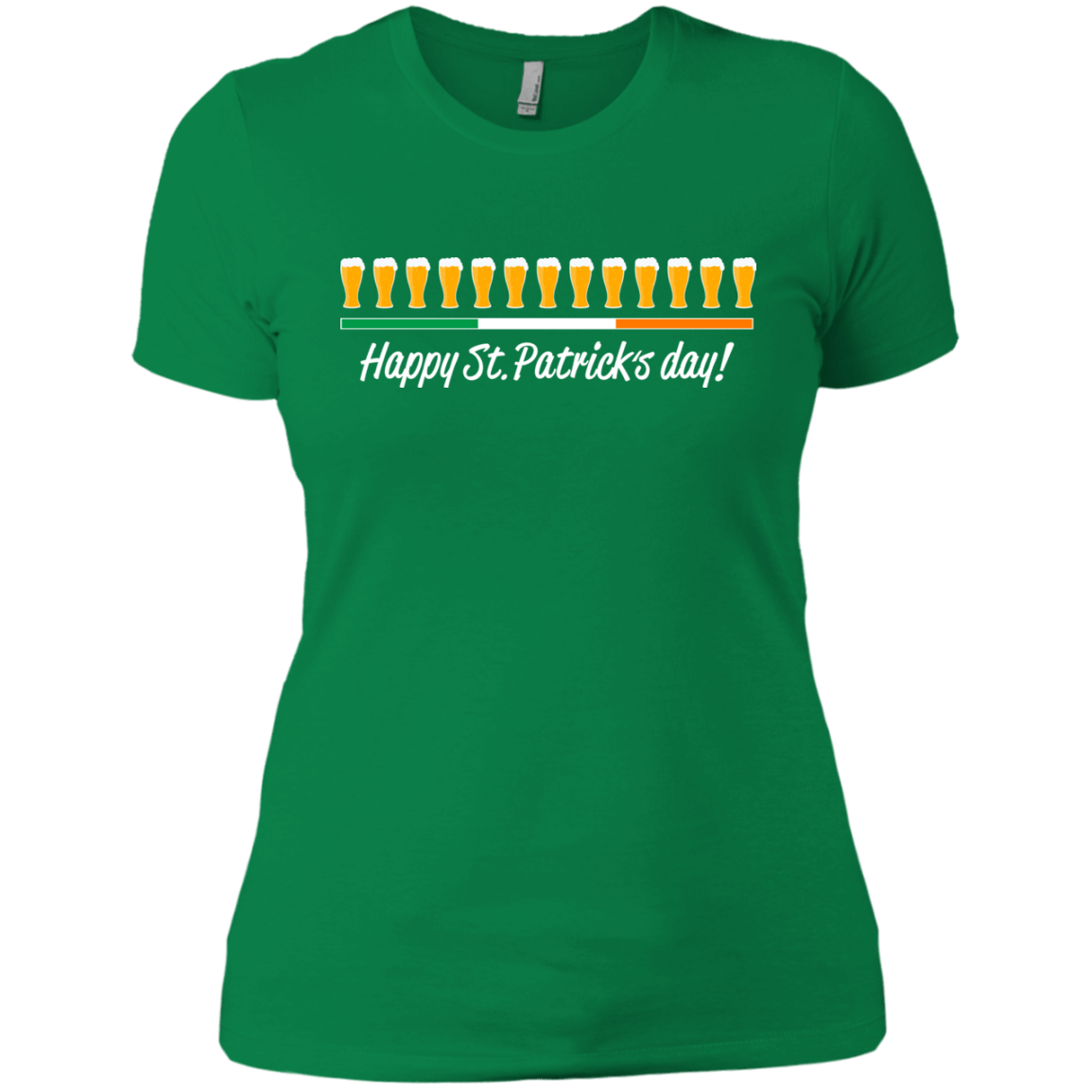 T-Shirts Kelly Green / X-Small Happy St.Patricks Day Women's Premium T-Shirt