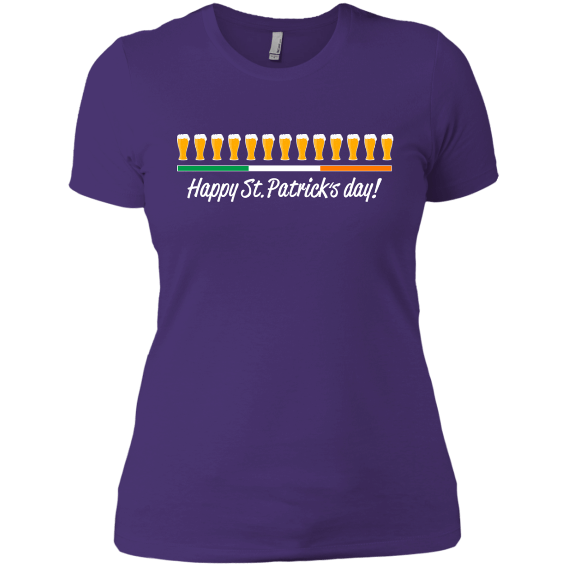 T-Shirts Purple Rush/ / X-Small Happy St.Patricks Day Women's Premium T-Shirt