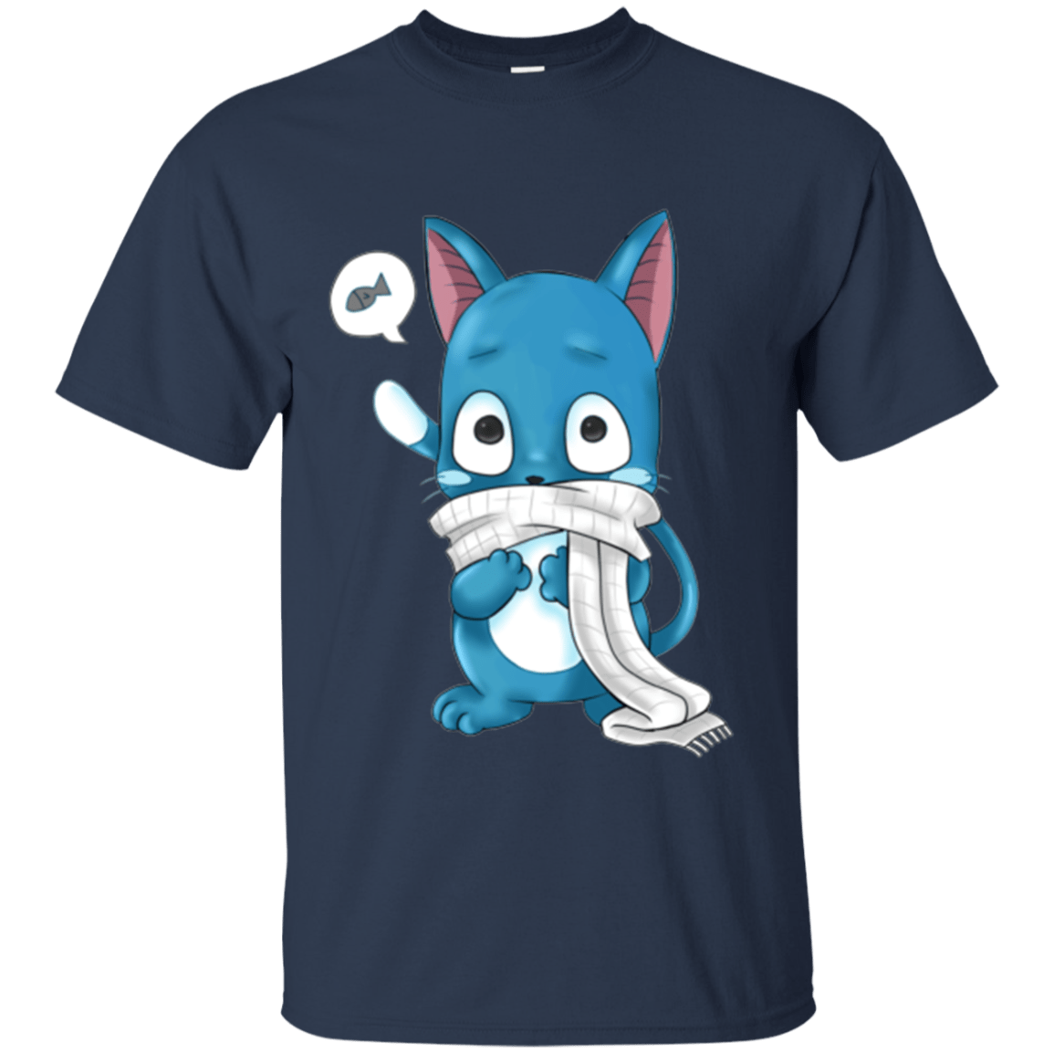 T-Shirts Navy / Small Happy T-Shirt