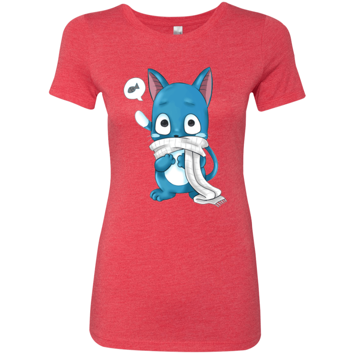 T-Shirts Vintage Red / Small Happy Women's Triblend T-Shirt