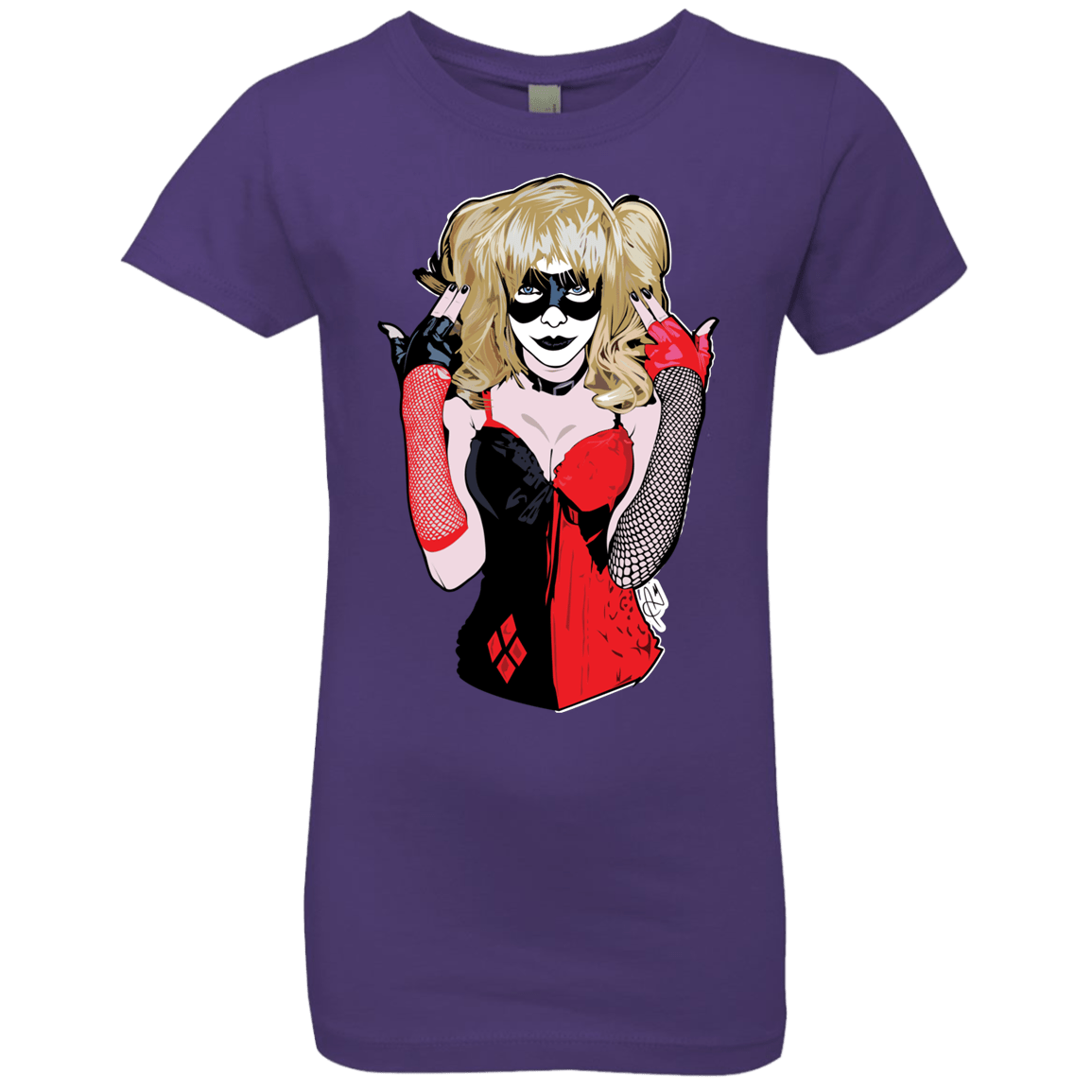 T-Shirts Purple Rush / YXS Harley Girls Premium T-Shirt