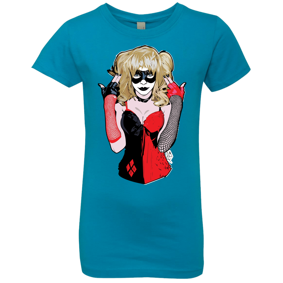 T-Shirts Turquoise / YXS Harley Girls Premium T-Shirt