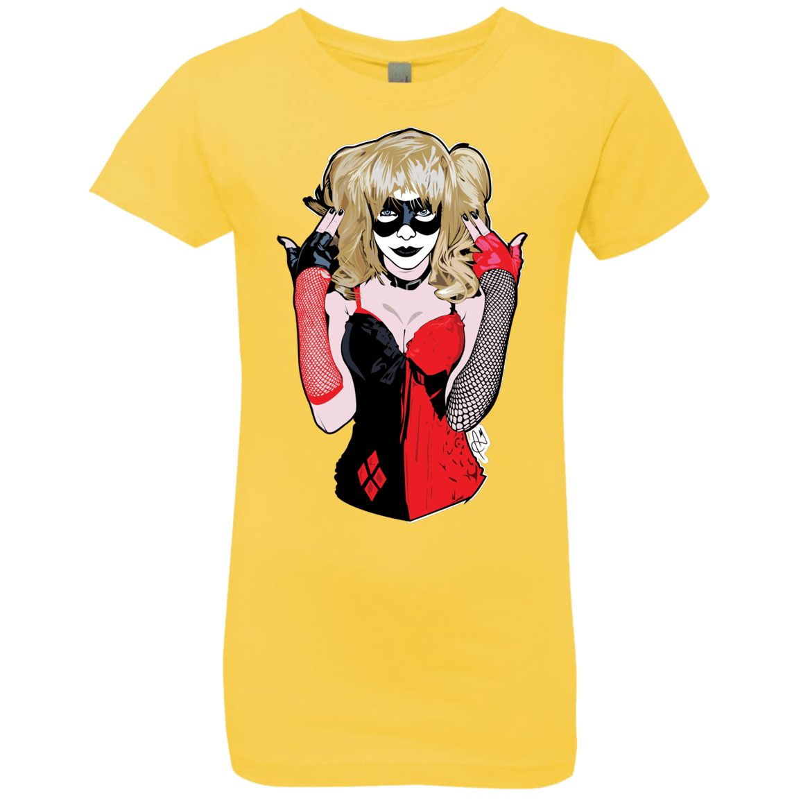 T-Shirts Vibrant Yellow / YXS Harley Girls Premium T-Shirt