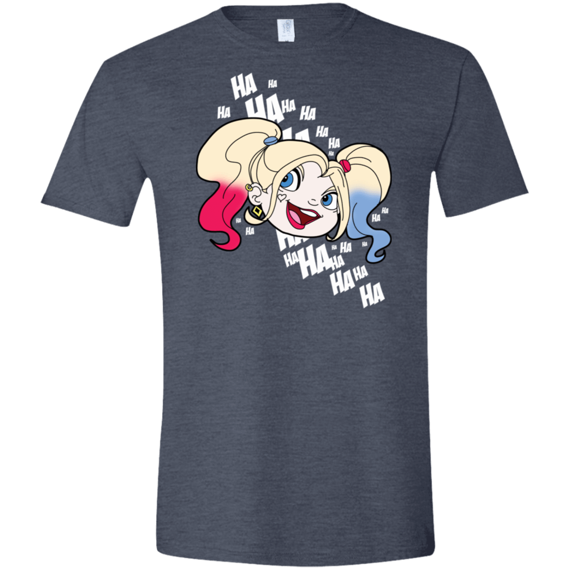 T-Shirts Heather Navy / S Harley Head Men's Semi-Fitted Softstyle