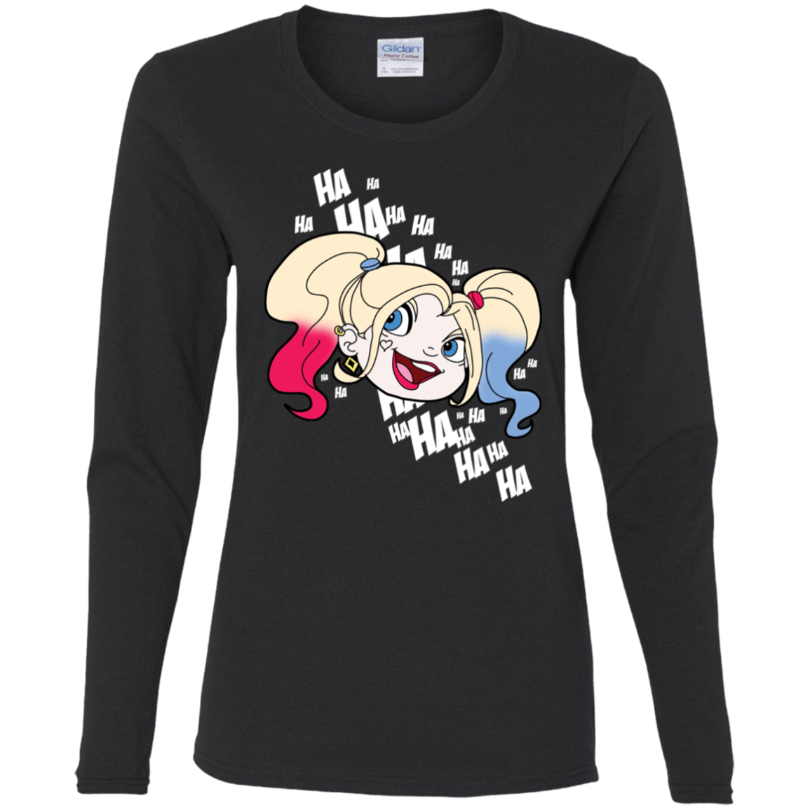 T-Shirts Black / S Harley Head Women's Long Sleeve T-Shirt