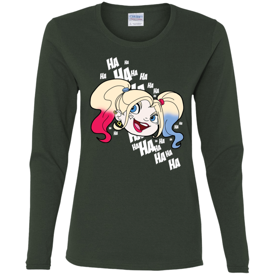 T-Shirts Forest / S Harley Head Women's Long Sleeve T-Shirt