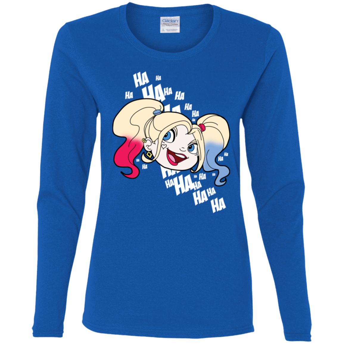 T-Shirts Royal / S Harley Head Women's Long Sleeve T-Shirt