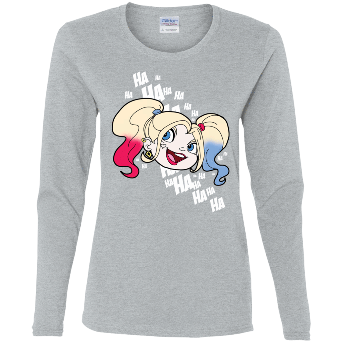 T-Shirts Sport Grey / S Harley Head Women's Long Sleeve T-Shirt