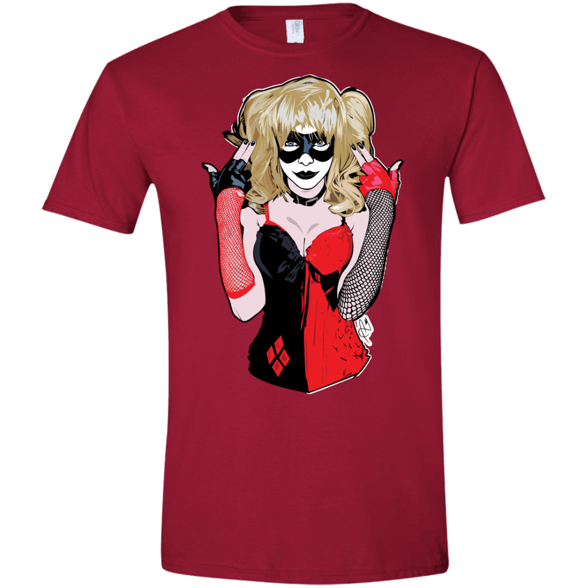 T-Shirts Cardinal Red / S Harley Men's Semi-Fitted Softstyle