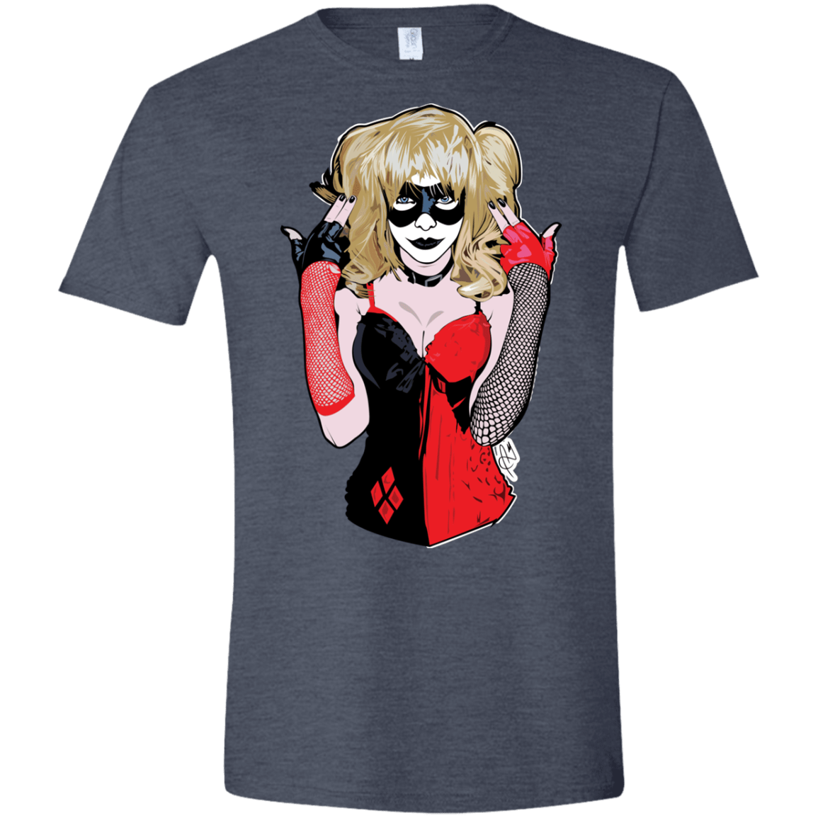 T-Shirts Heather Navy / S Harley Men's Semi-Fitted Softstyle