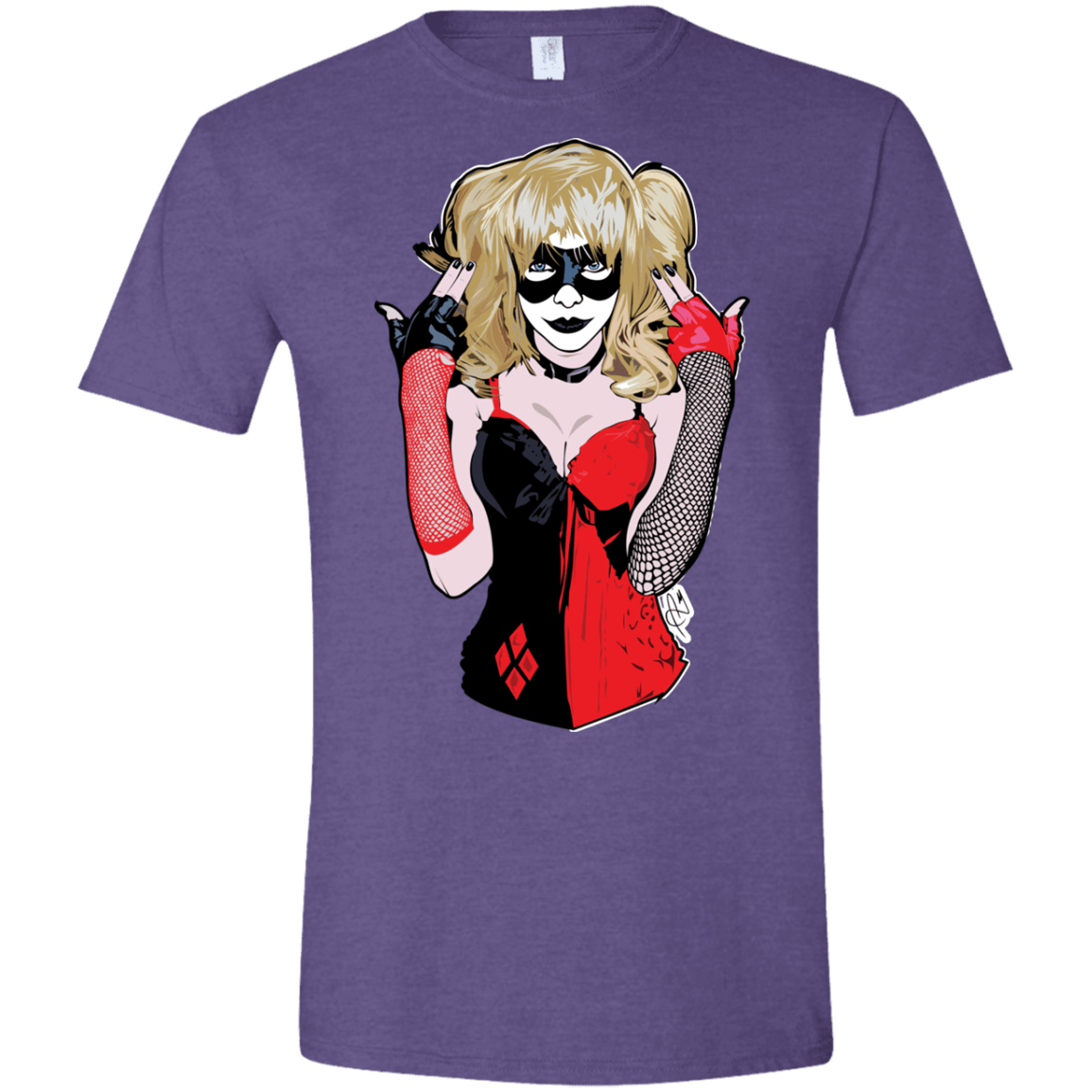 T-Shirts Heather Purple / S Harley Men's Semi-Fitted Softstyle