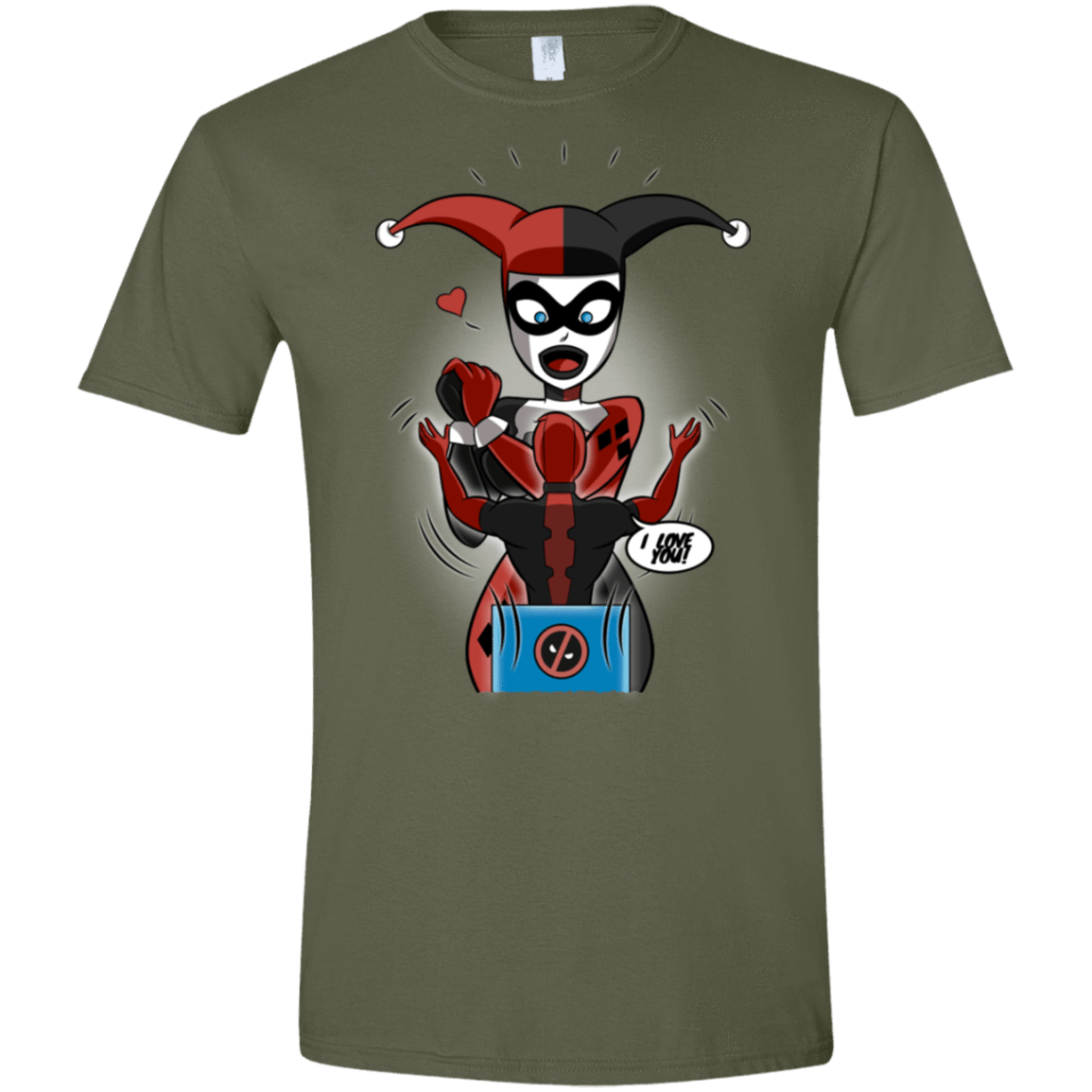 T-Shirts Military Green / S Harley & Pool Men's Semi-Fitted Softstyle