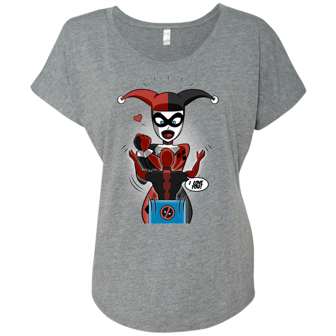 T-Shirts Premium Heather / X-Small Harley & Pool Triblend Dolman Sleeve