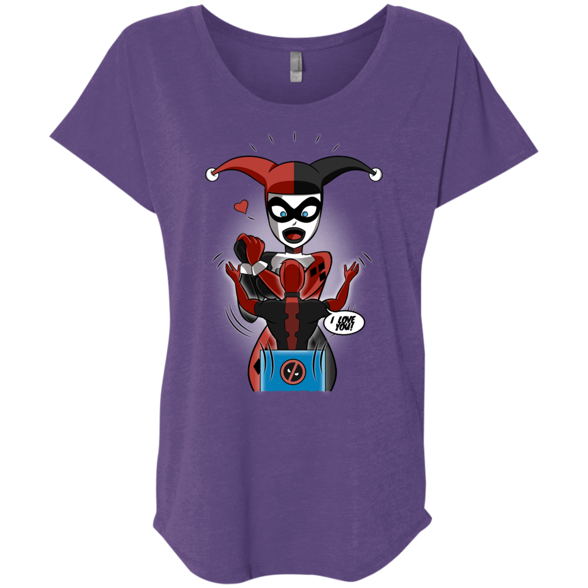 T-Shirts Purple Rush / X-Small Harley & Pool Triblend Dolman Sleeve