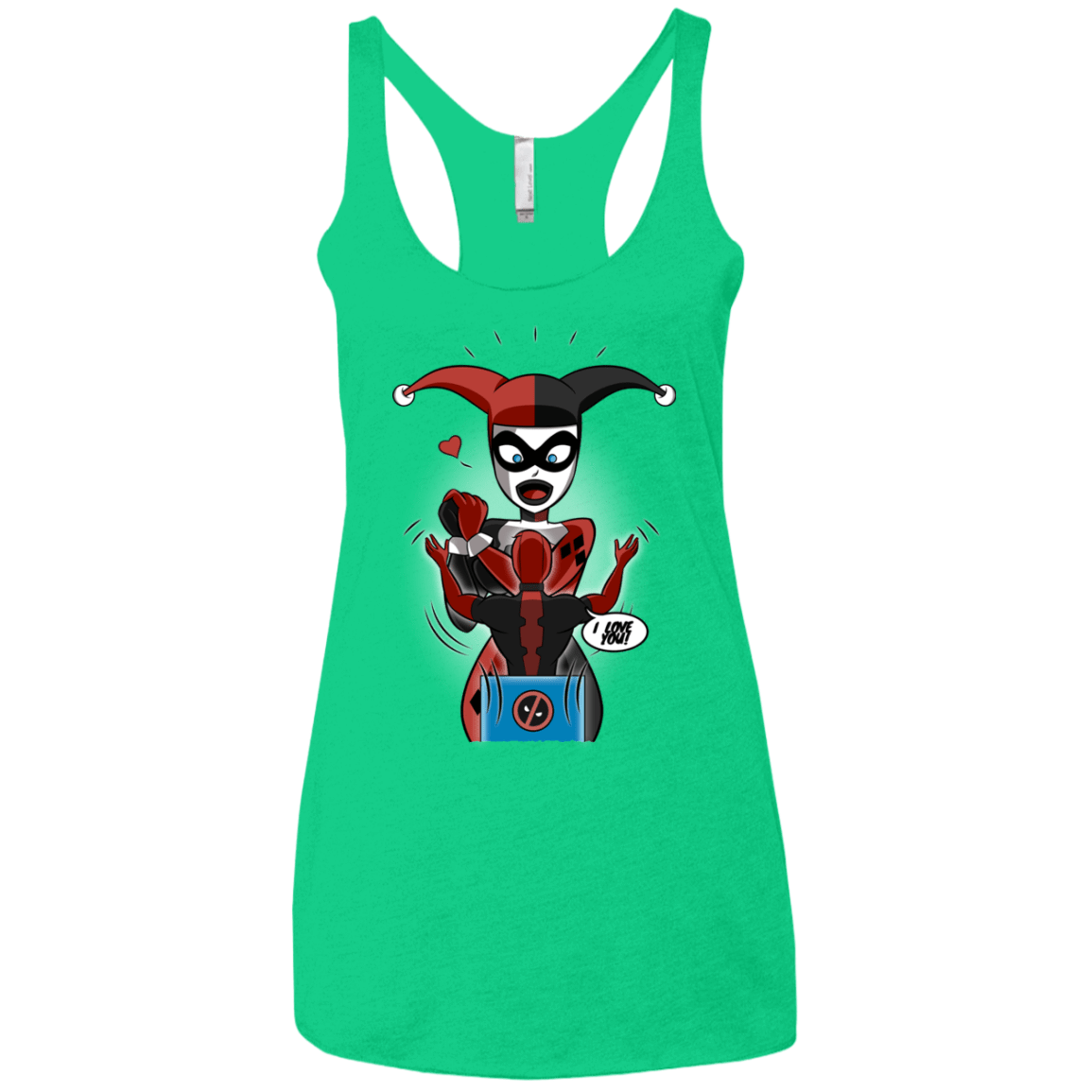 T-Shirts Envy / X-Small Harley & Pool Women's Triblend Racerback Tank