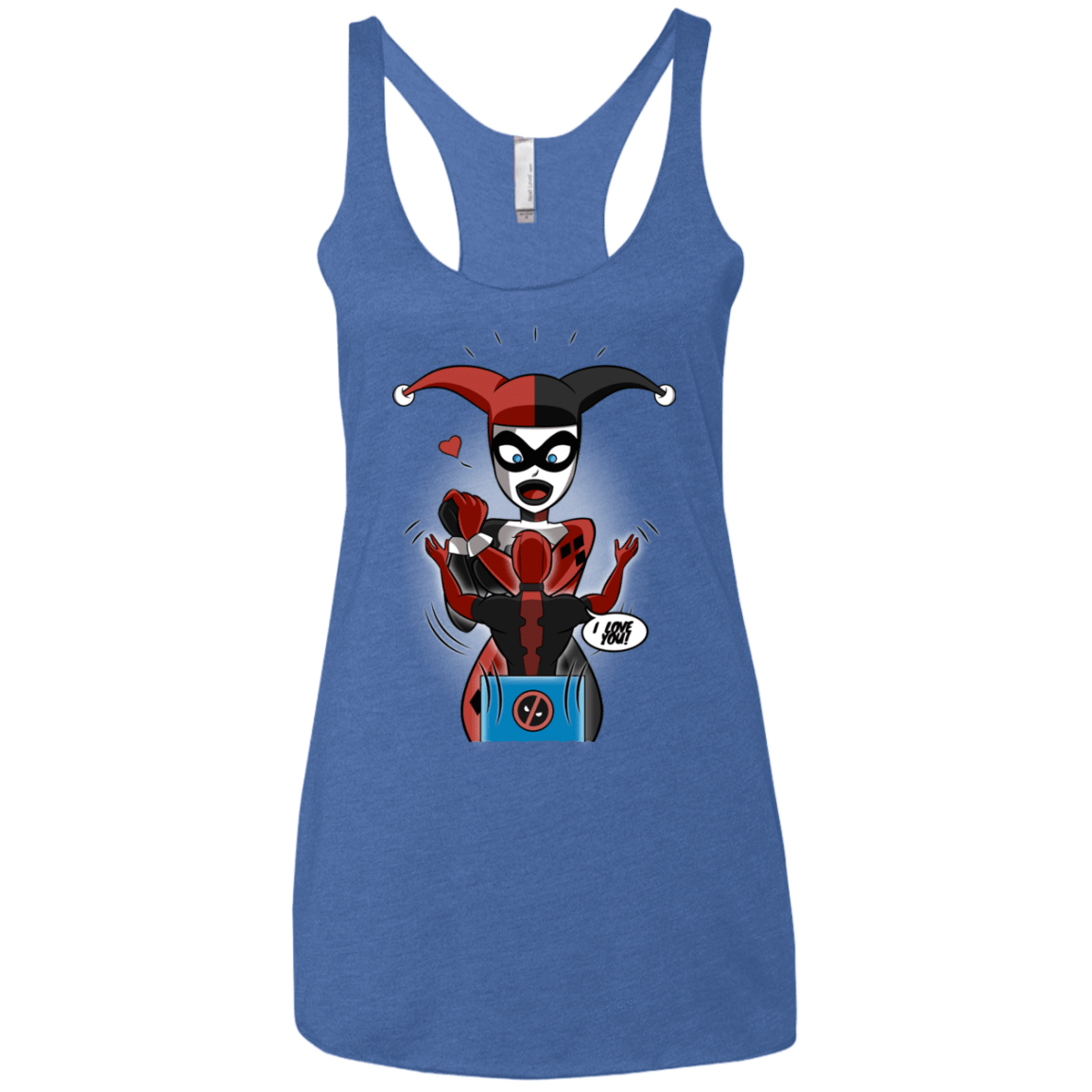 T-Shirts Vintage Royal / X-Small Harley & Pool Women's Triblend Racerback Tank