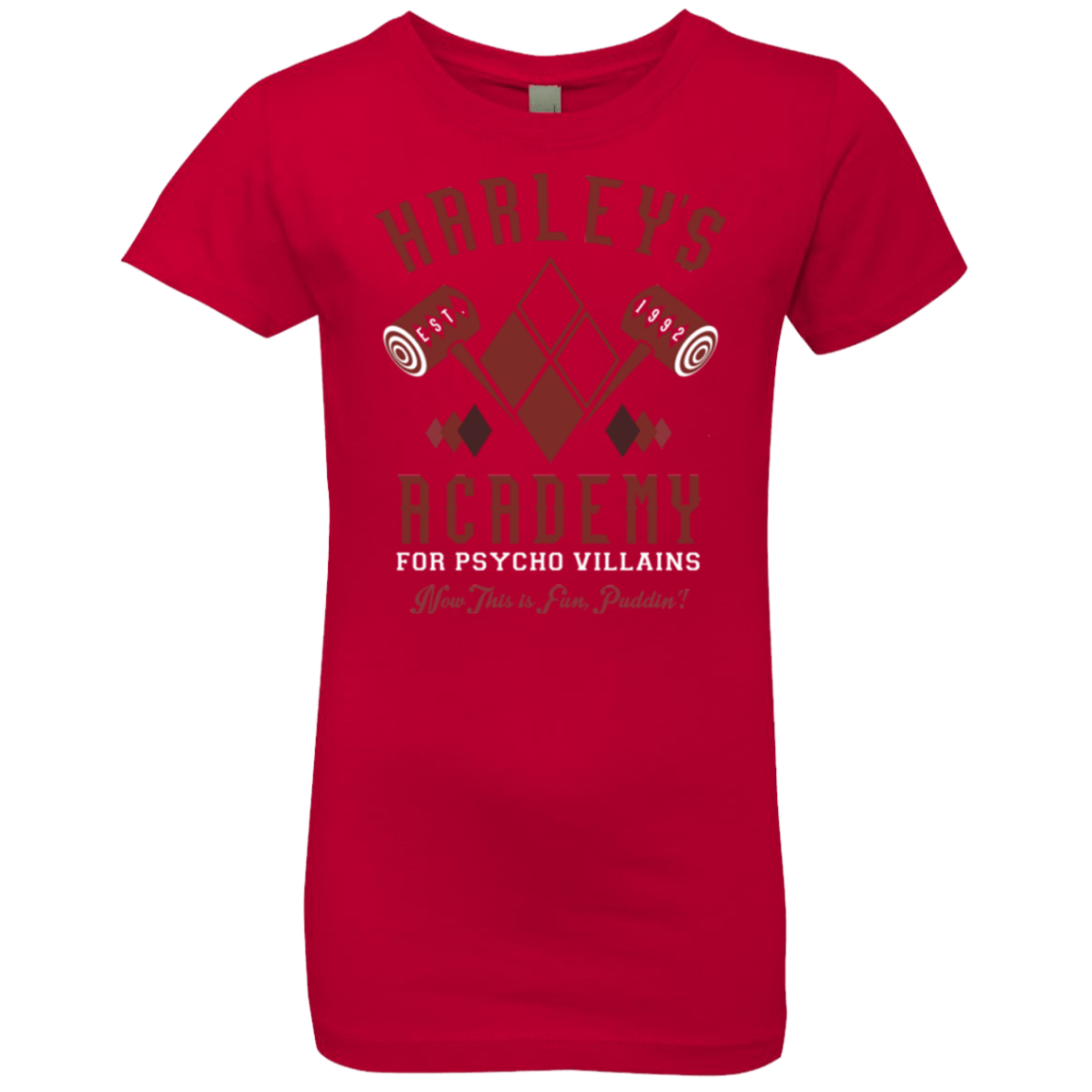 T-Shirts Red / YXS Harley's Academy Girls Premium T-Shirt