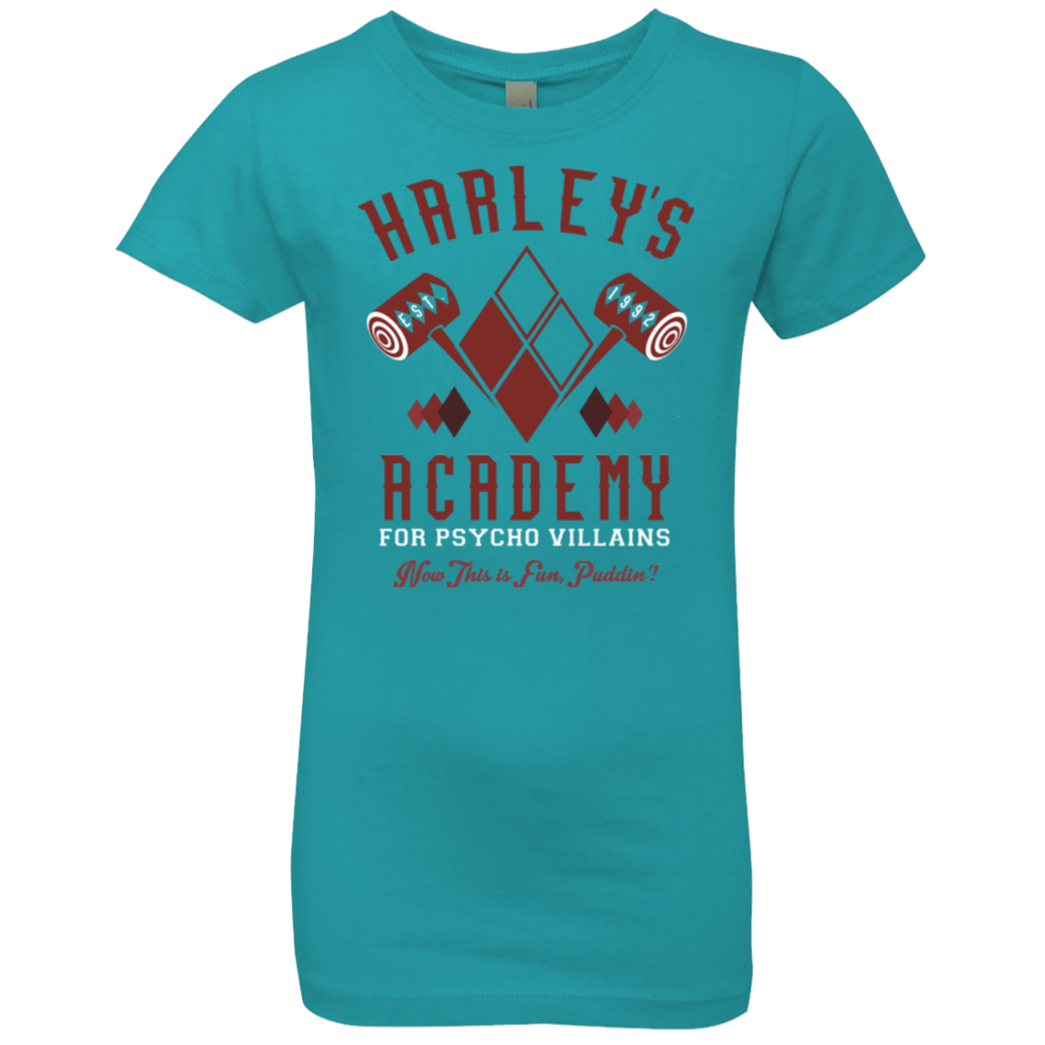 T-Shirts Tahiti Blue / YXS Harley's Academy Girls Premium T-Shirt