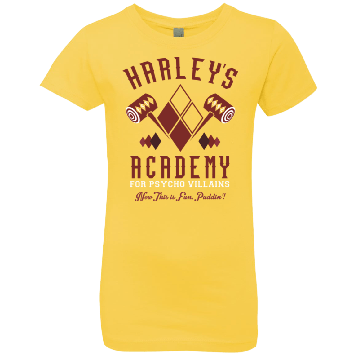 T-Shirts Vibrant Yellow / YXS Harley's Academy Girls Premium T-Shirt