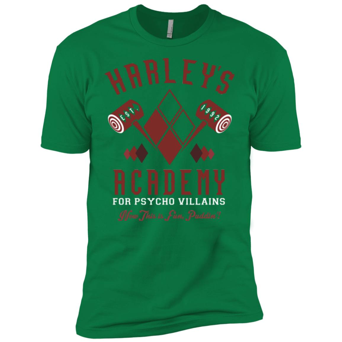 T-Shirts Kelly Green / X-Small Harley's Academy Men's Premium T-Shirt