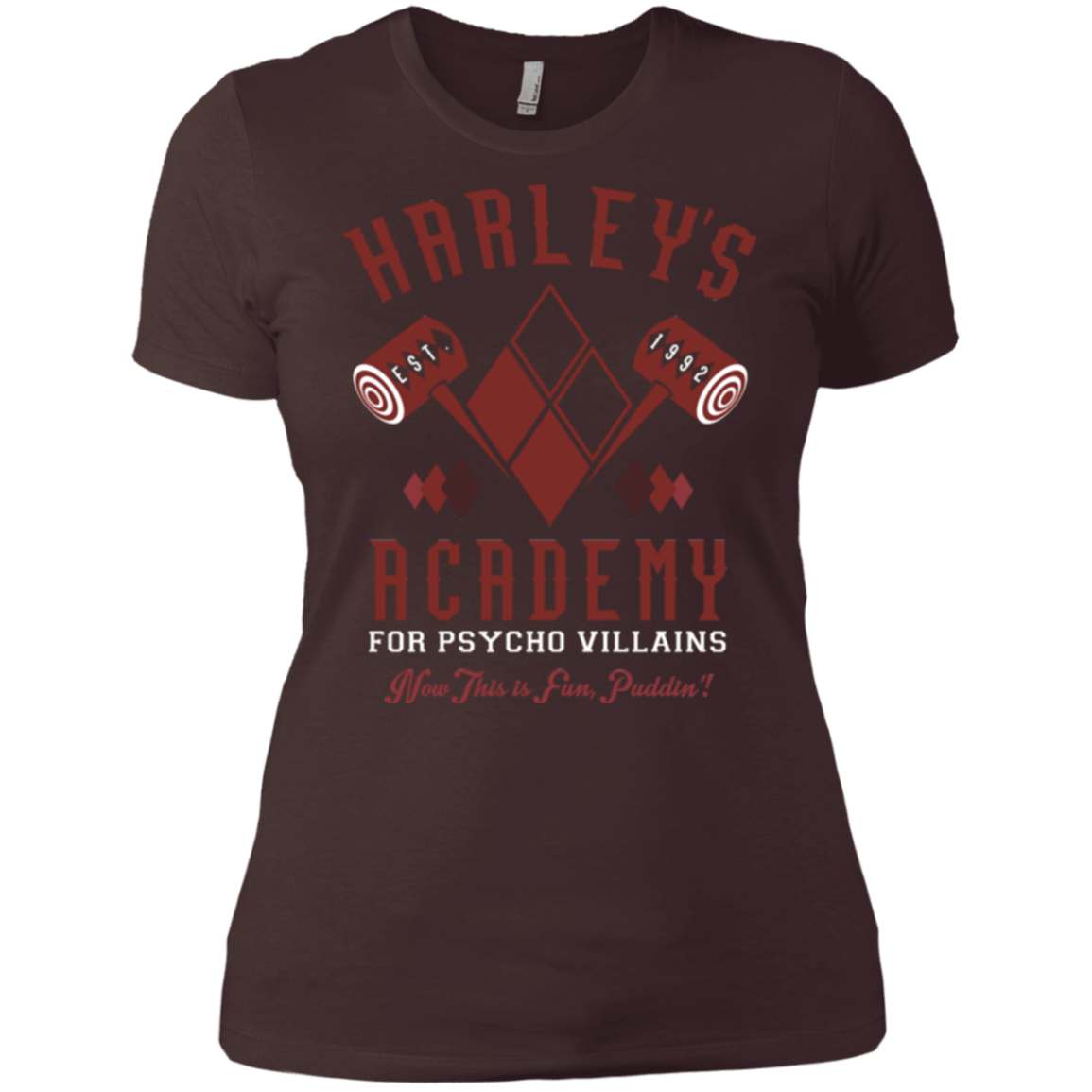 T-Shirts Dark Chocolate / X-Small Harley's Academy Women's Premium T-Shirt