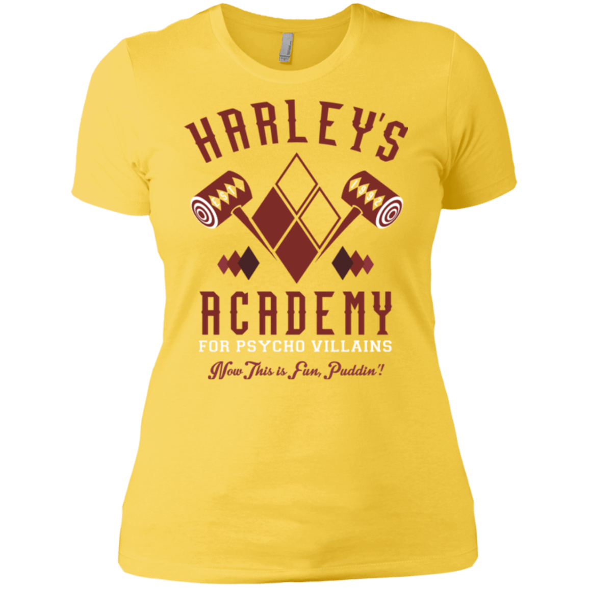 T-Shirts Vibrant Yellow / X-Small Harley's Academy Women's Premium T-Shirt