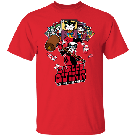T-Shirts Red / S Harley vs Mad World T-Shirt