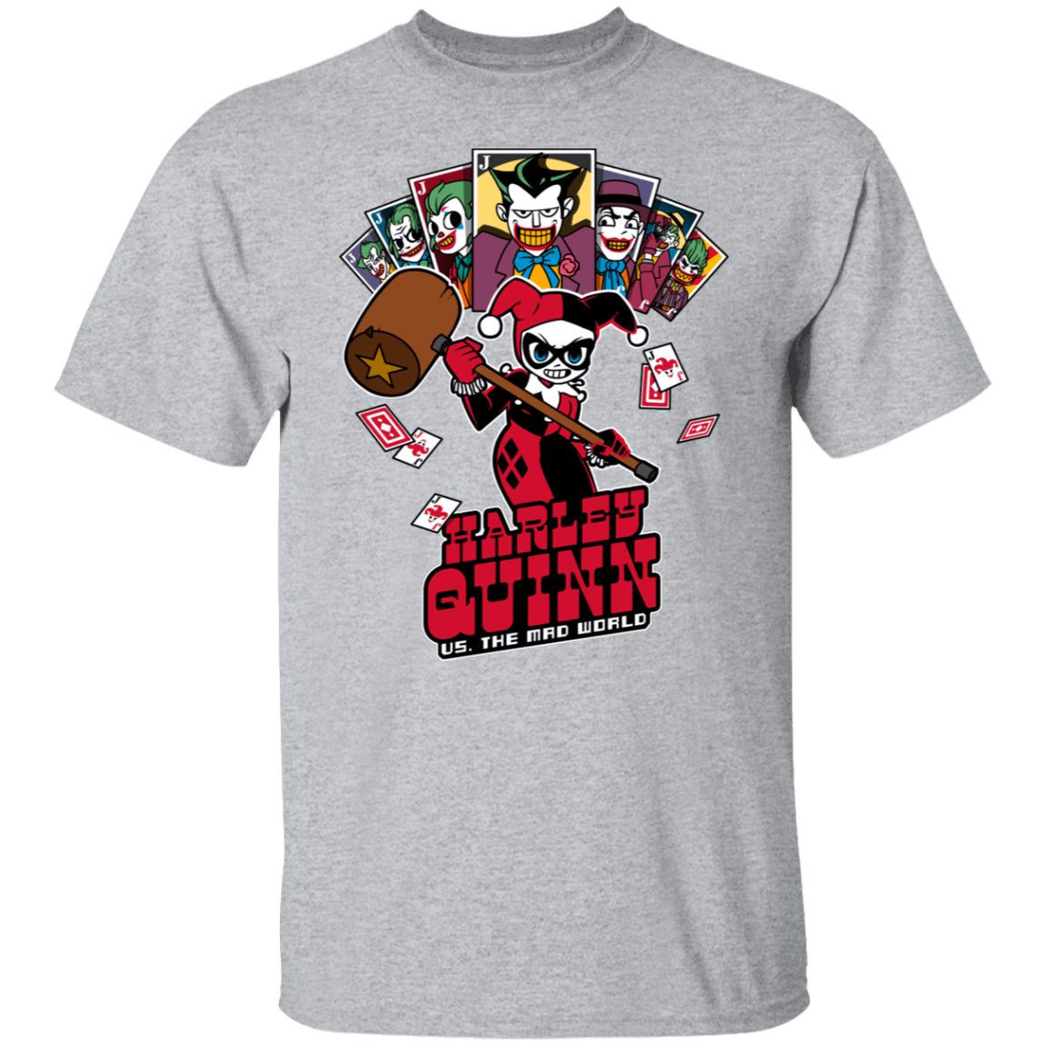 T-Shirts Sport Grey / S Harley vs Mad World T-Shirt