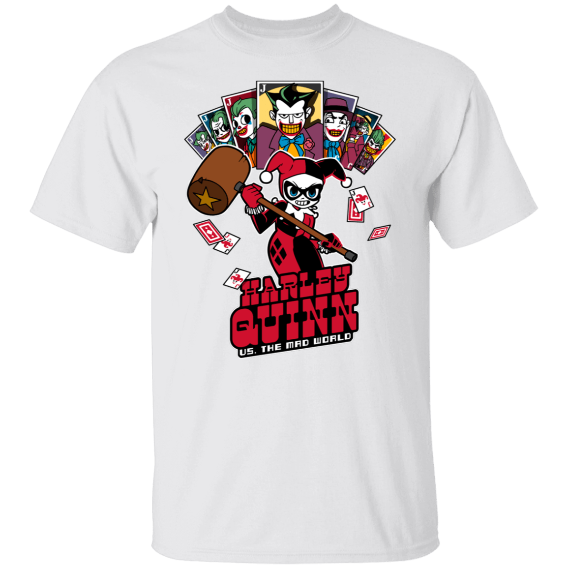 T-Shirts White / S Harley vs Mad World T-Shirt