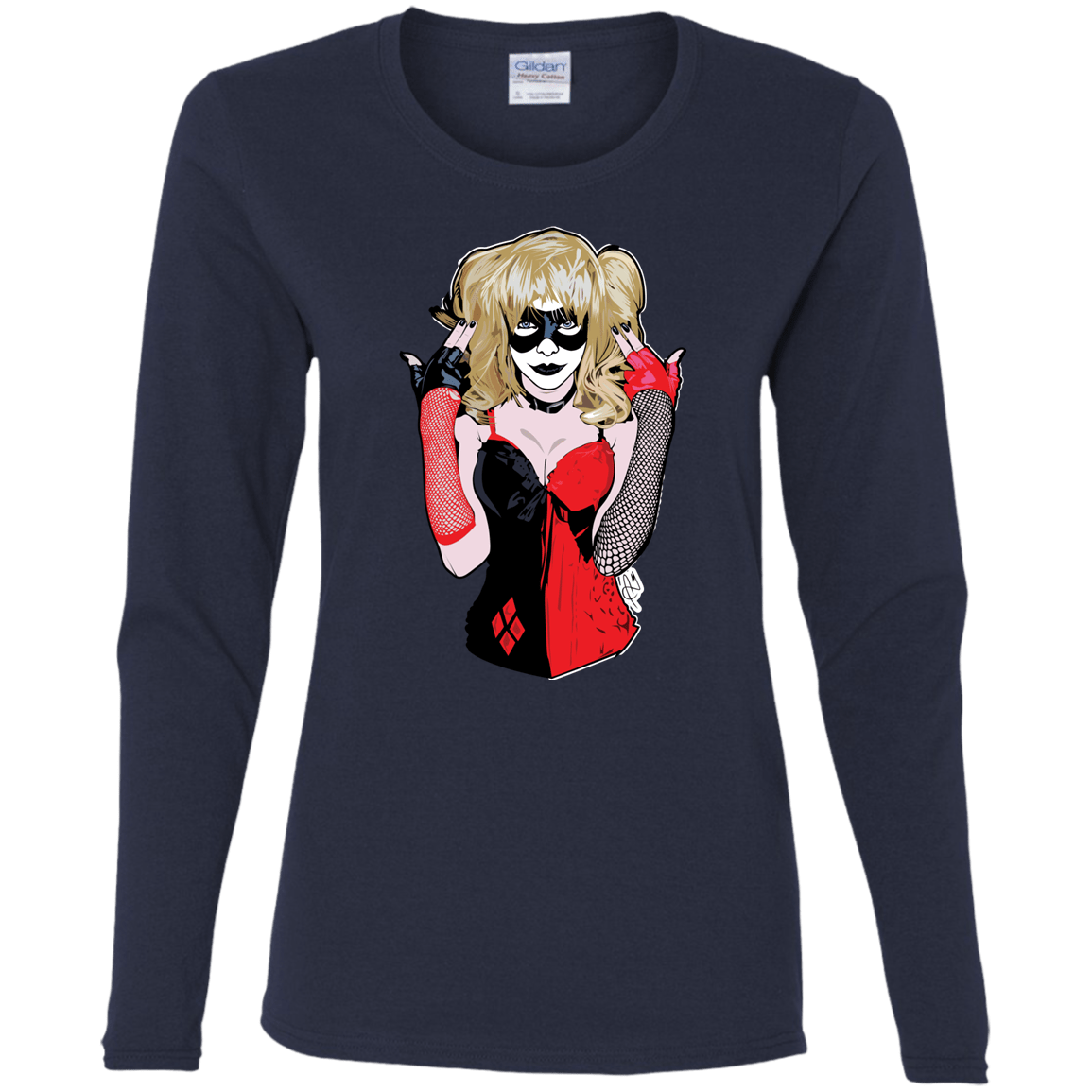 T-Shirts Navy / S Harley Women's Long Sleeve T-Shirt